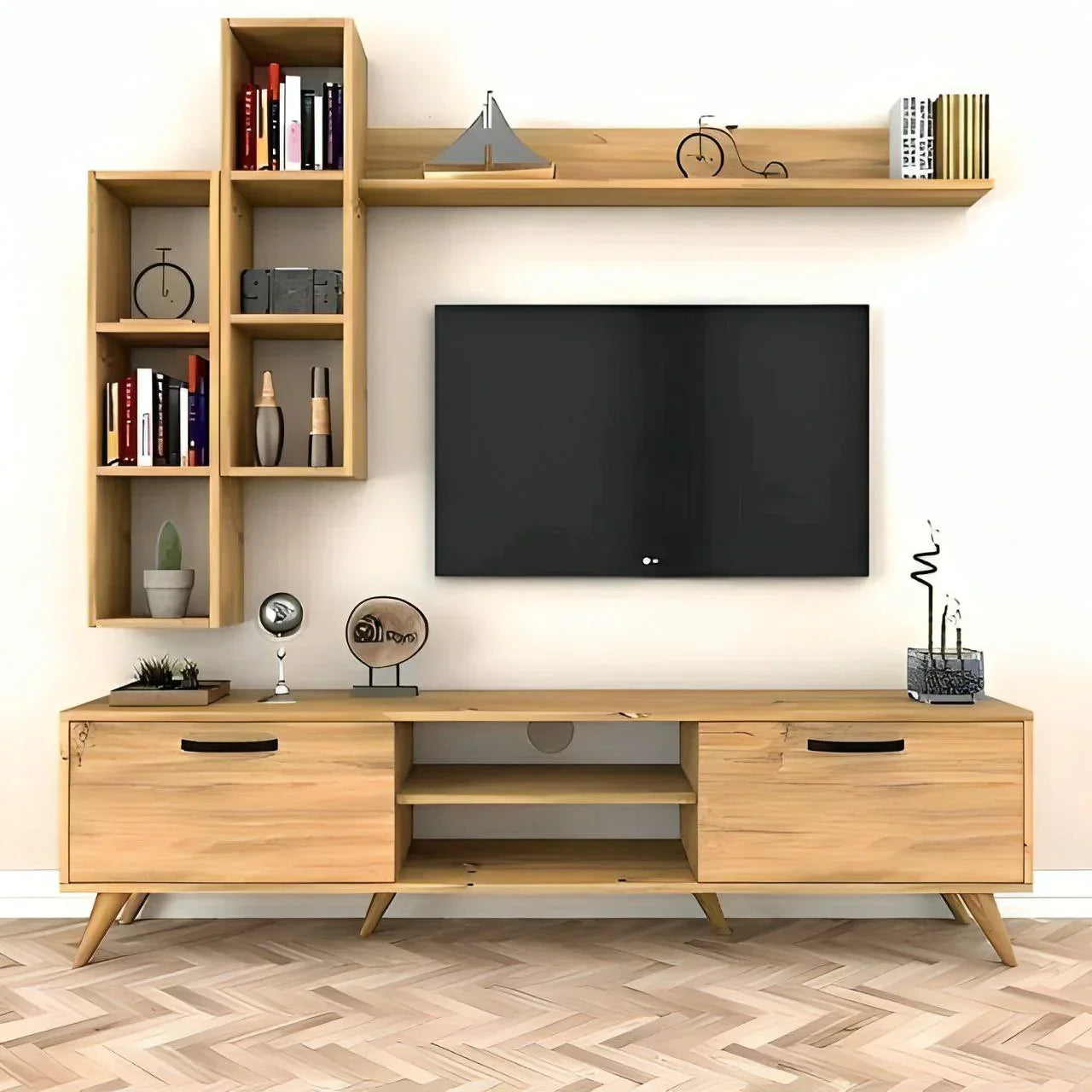 Wooden TV Unit – 160 × 40 × 40 cm | TV62