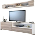 White & Wooden TV Unit – 160 × 40 × 40 cm | TV60