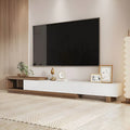 White & Brown TV Unit – 240 × 40 × 40 cm | TV102