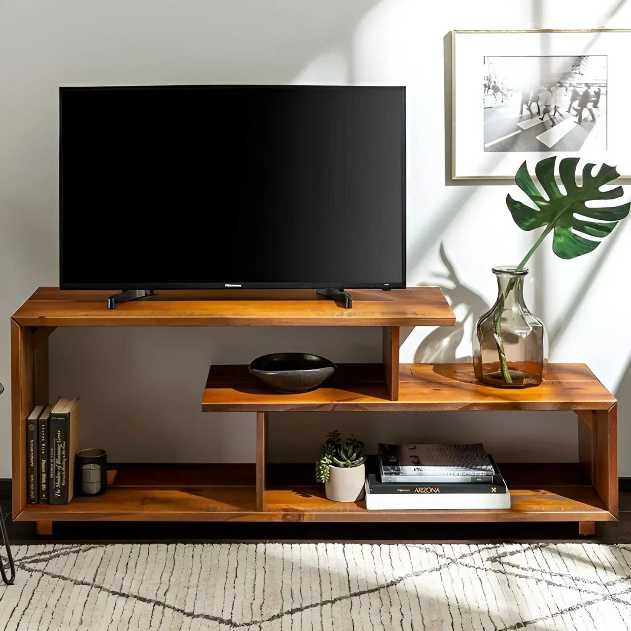 Wooden TV Unit – 120 × 40 × 50 cm | TV86