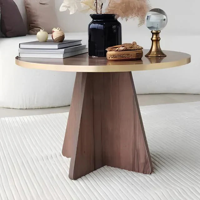 طاولة قهوة خشبية - قطر 30/40/50 × 40/45/50 سم | CT17