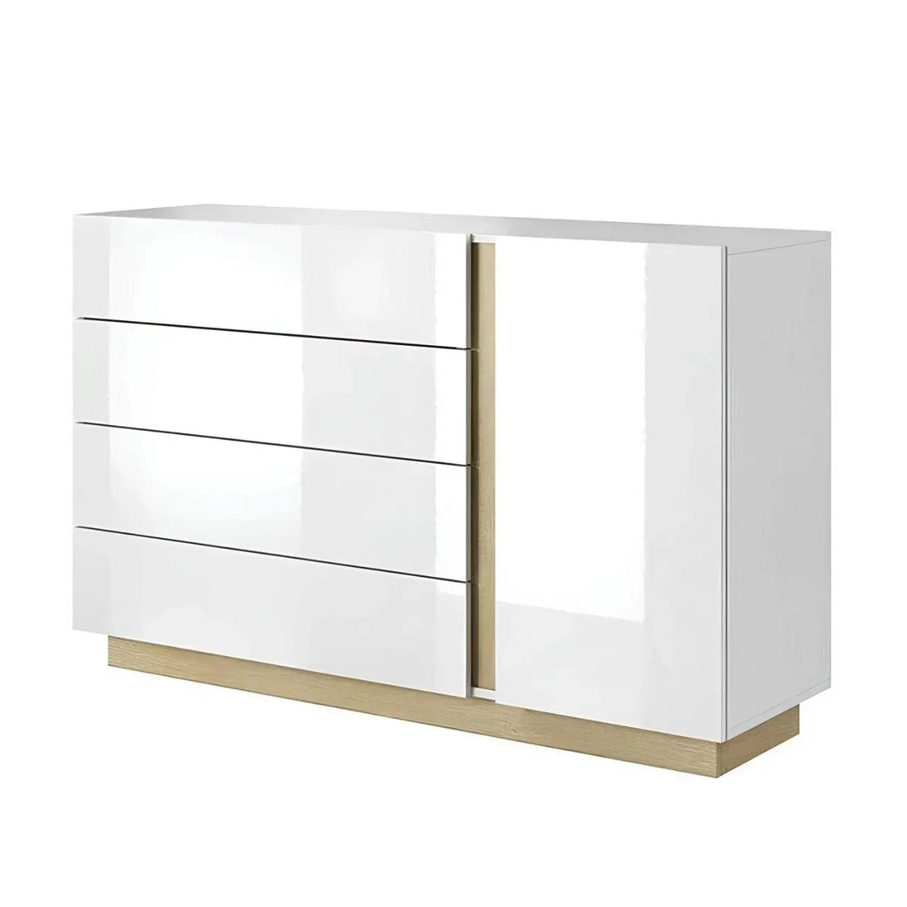 Buffet | White Acrylic & Wood | 140 × 40 × 100 cm | BT2