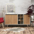 Buffet | White & Wood | 150 × 40 × 90 cm | BT43