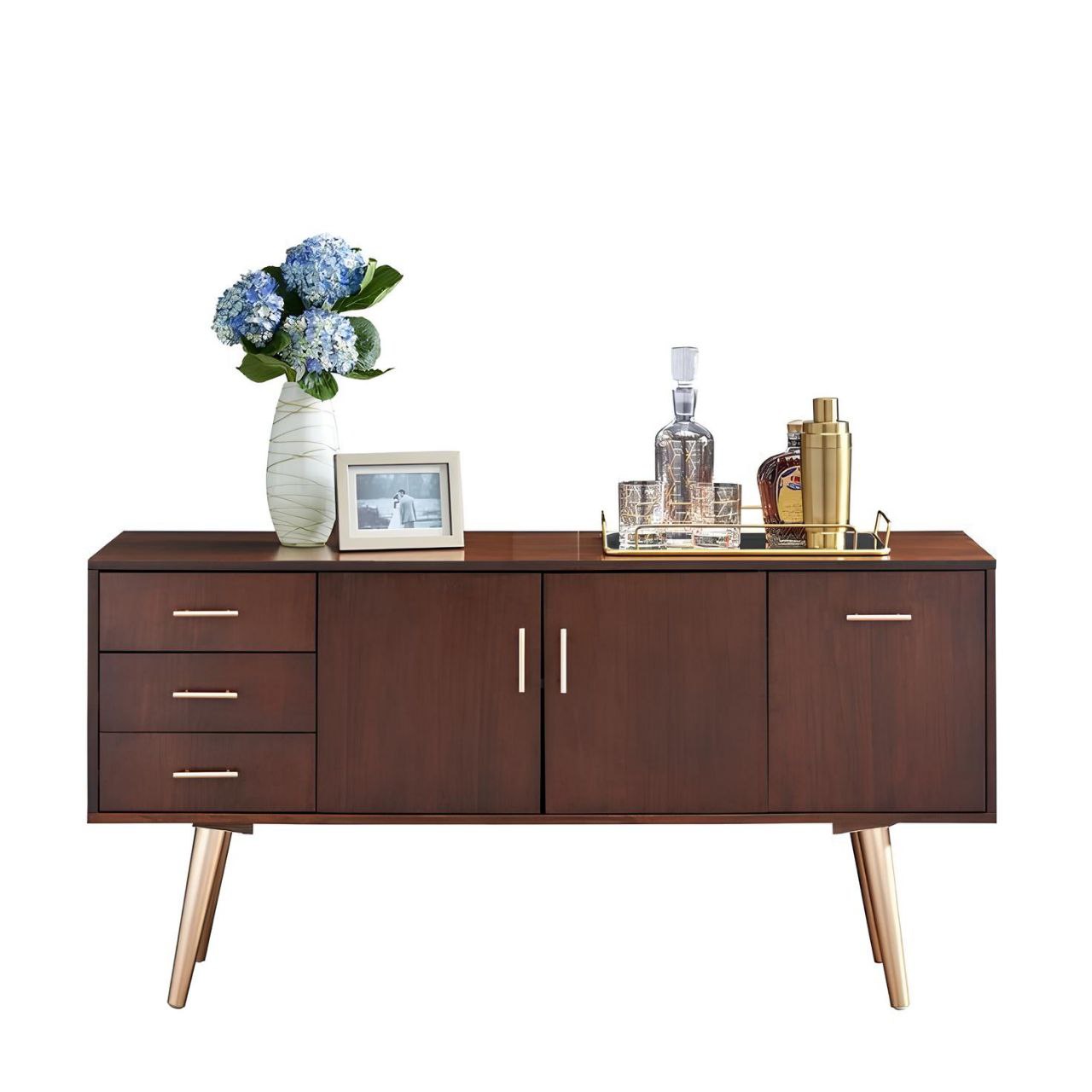 Buffet | Brown & Gold | 150 × 40 × 80 cm | BT31
