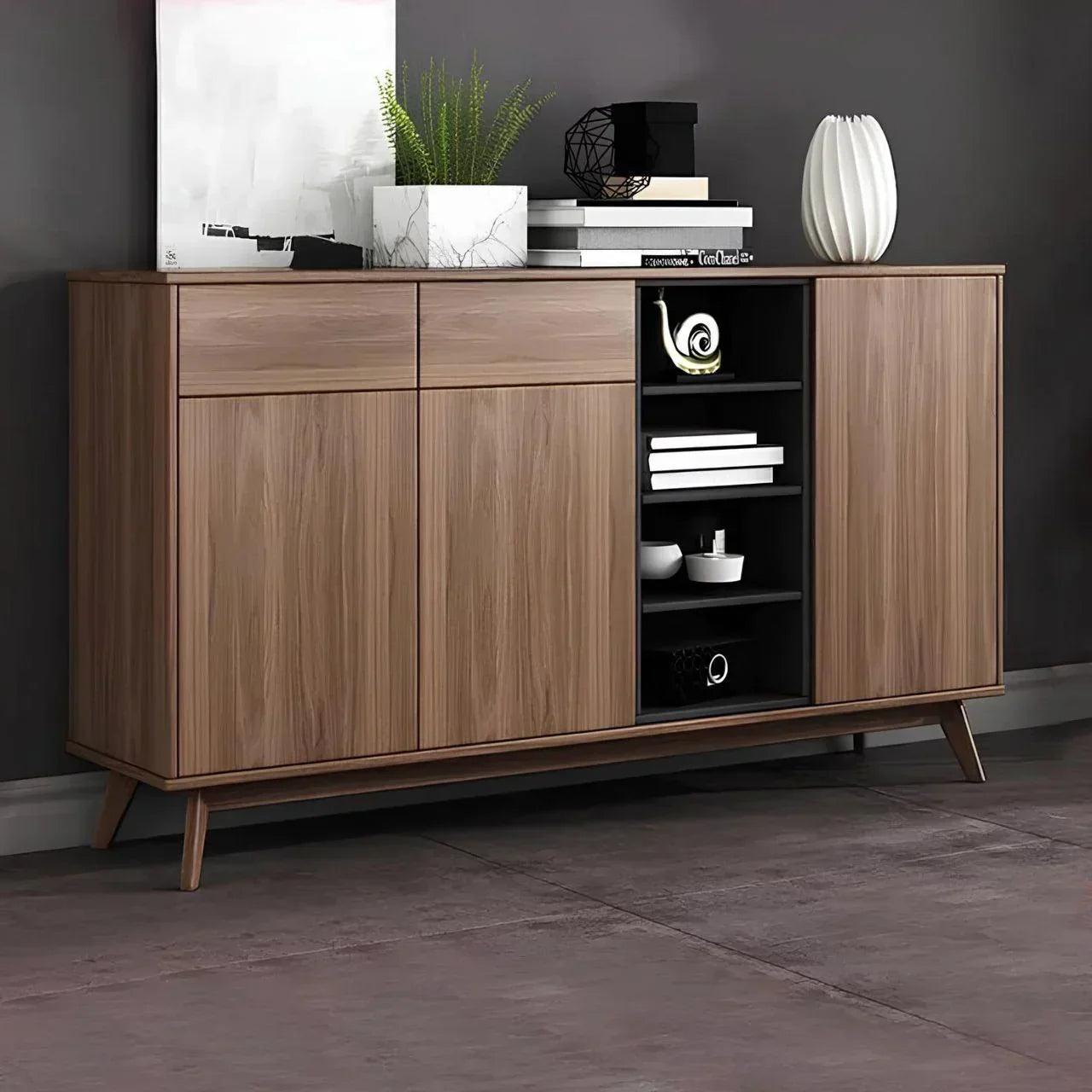 Buffet | Dark Wood | 160 × 40 × 100 cm | BT10