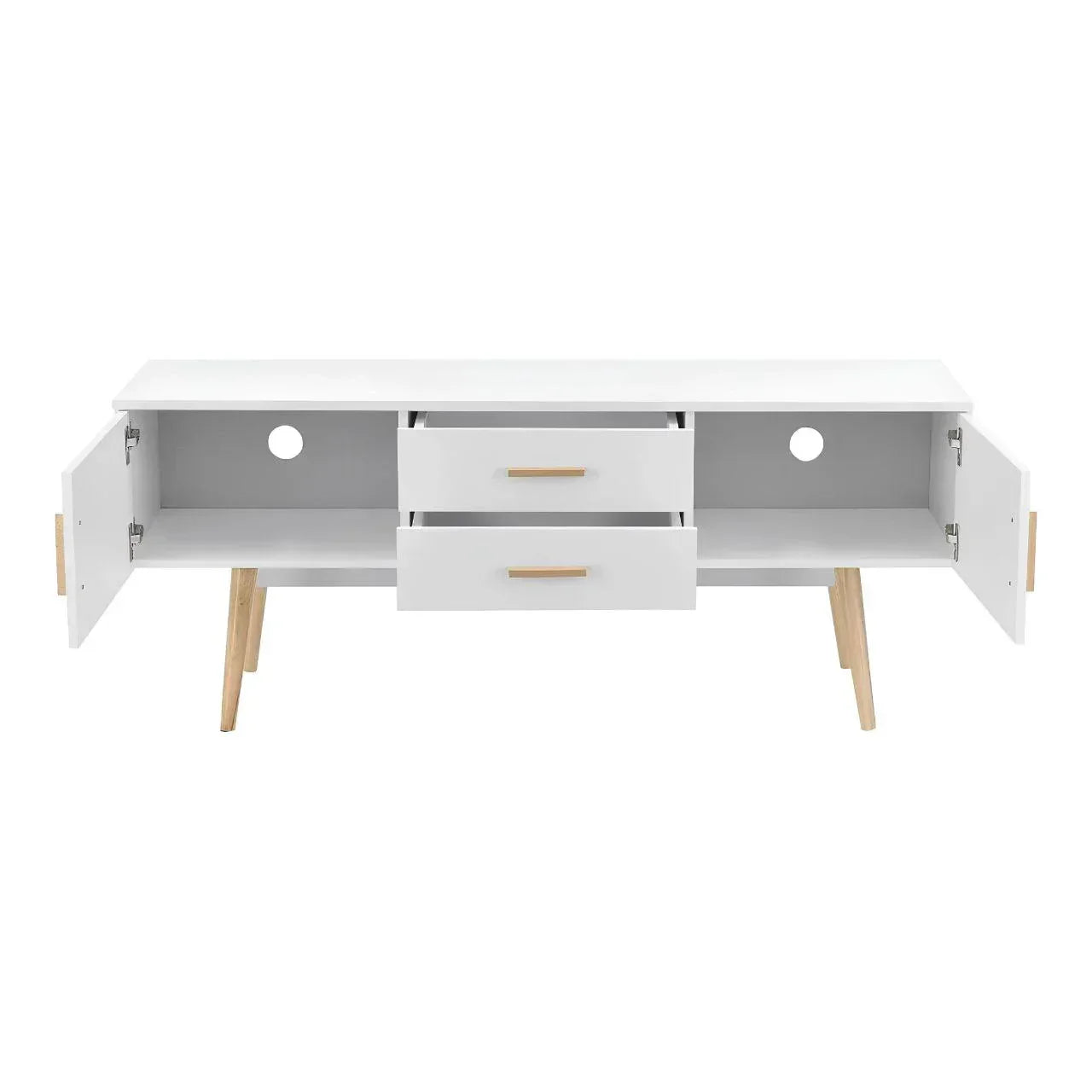 Buffet | White & Wood | 160 × 40 × 70 cm | BT5