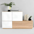 Buffet | White & Wood | 140 × 40 × 100 cm | BT33