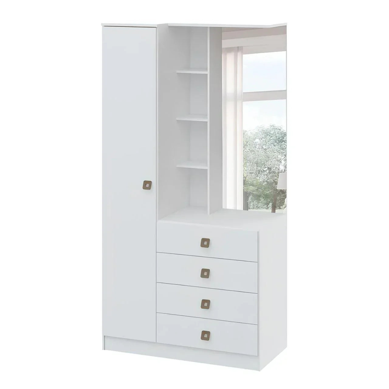 Dressing Table | White | 100 x 180 x 40 cm | DT15