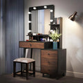 Dressing Table | Black & Brown | 100 x 160 x 40 cm | DT10
