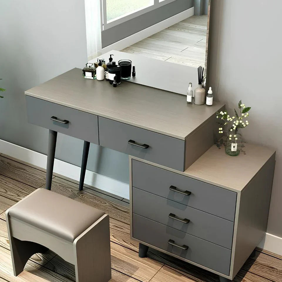 طاولة زينة | رمادي | ١٤٠ × ١٢٠ × ٤٠ | DT ٣٤