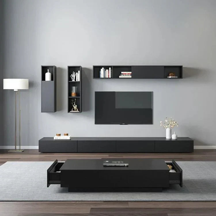 Black Living Room Set – 240 × 40 × 40 cm | SET11