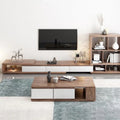 Wood & White Living Room Set – 300 × 40 × 40 cm | SET46