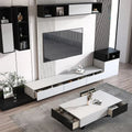 White & Black Living Room Set – 300 × 40 × 40 cm | SET56