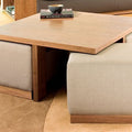 Rectangular Table TA19 | Wood | 80 × 80 × 40 cm – MDF