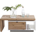 Rectangular Table TA51 | Wood & White | 100 × 50 × 40 cm – MDF