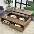 Rectangular Table TA57 | Brown | 100 × 70 × 40 cm – MDF